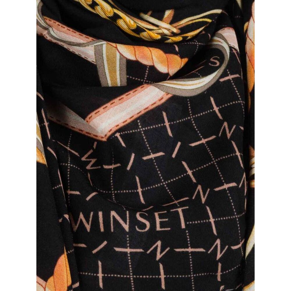 Twinset Scarf Woman Black - Picture 2 of 3